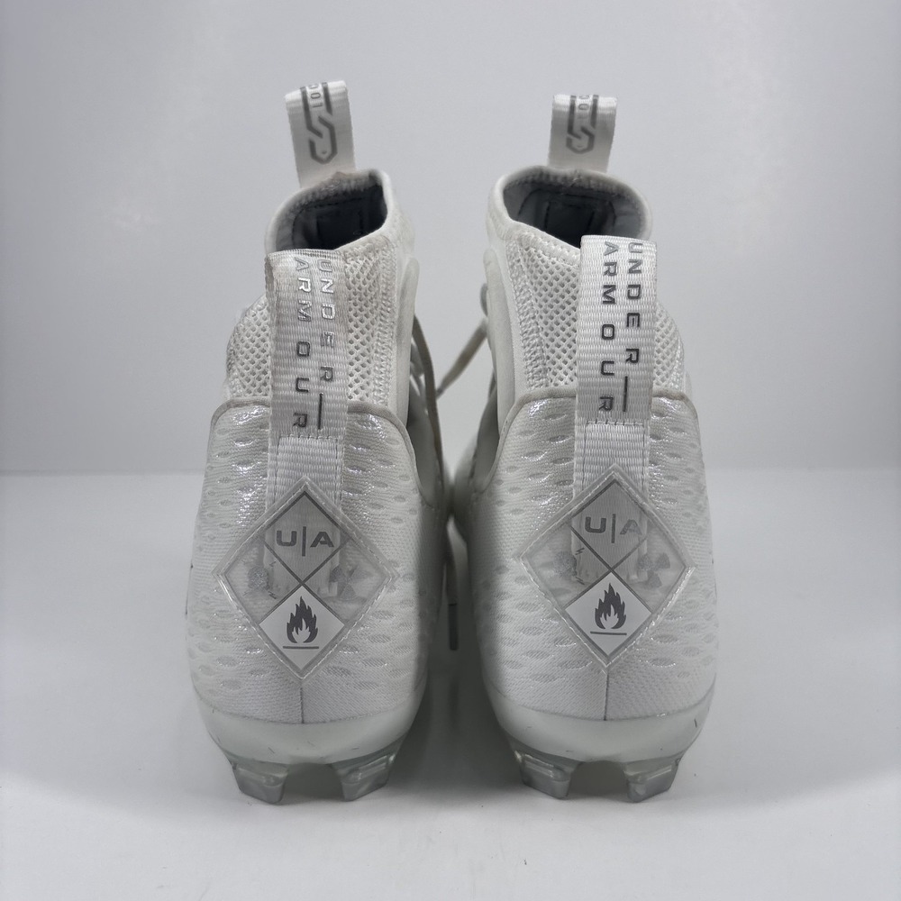 Under Armour Spotlight Lux MC 2.0 Football Cleats Men's US 13 White‎ Lightweight - Picture 4 of 16
